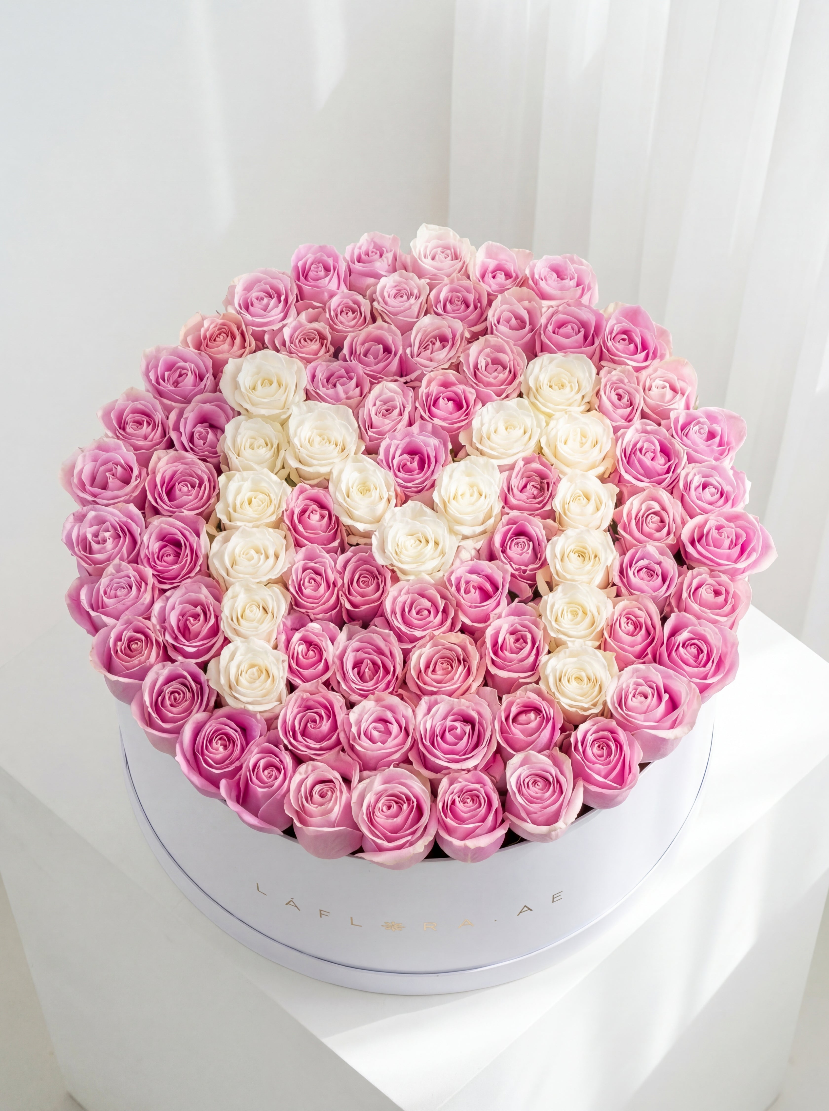 Luxury Letter Pink Roses Box