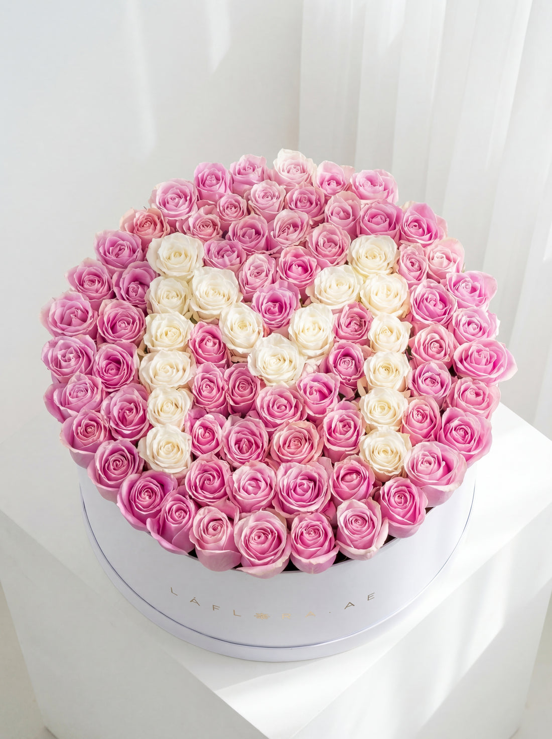 Luxury Letter Pink Roses Box