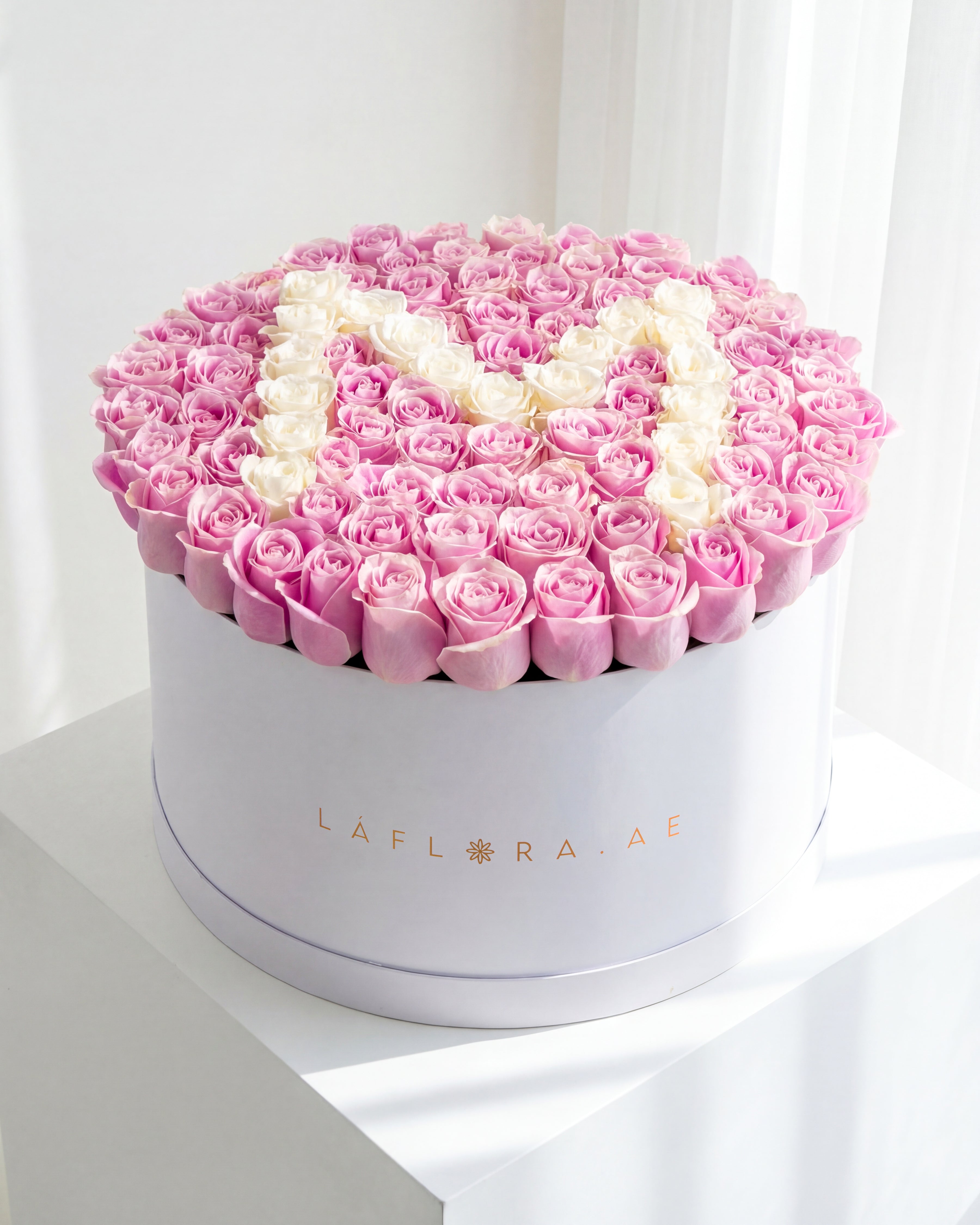 Luxury Letter Pink Roses Box