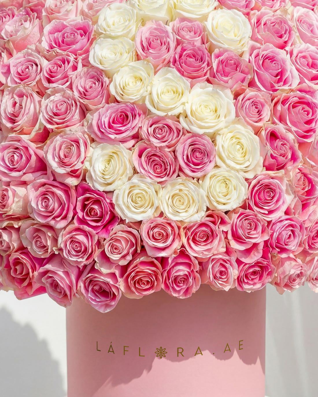 Luxury Letter Pink Roses Box