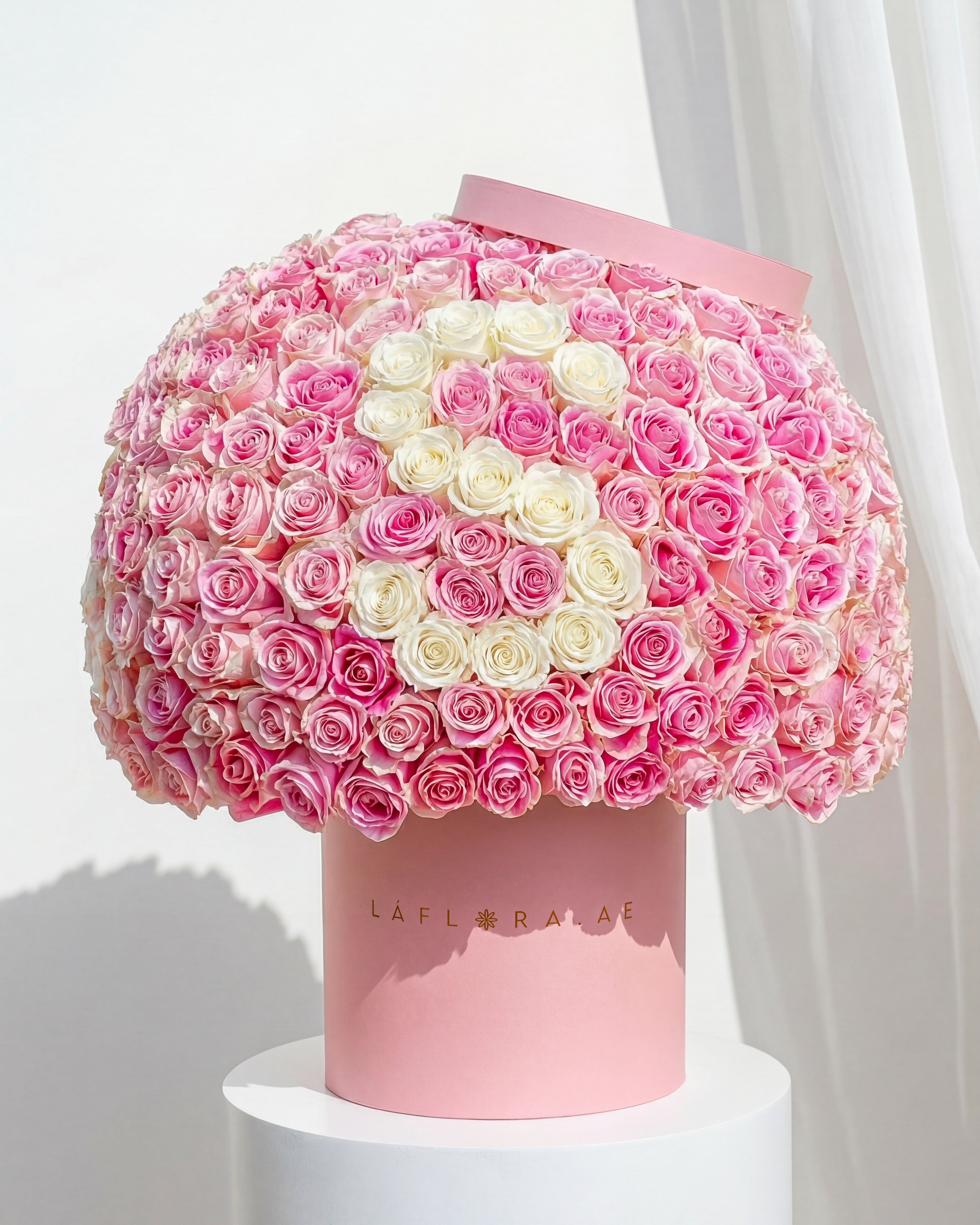 Luxury Letter Pink Roses Box