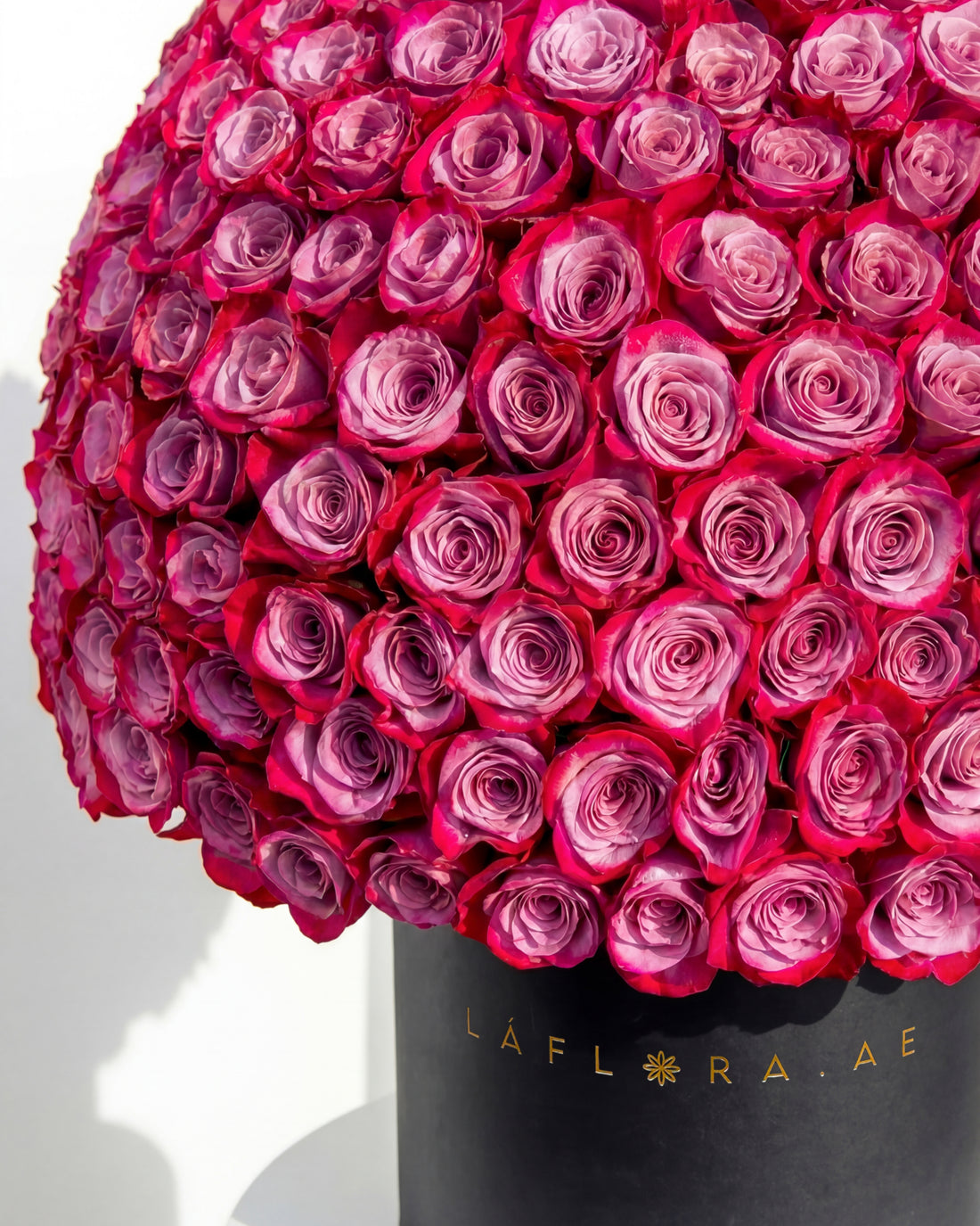 Luxury Purple Roses Box