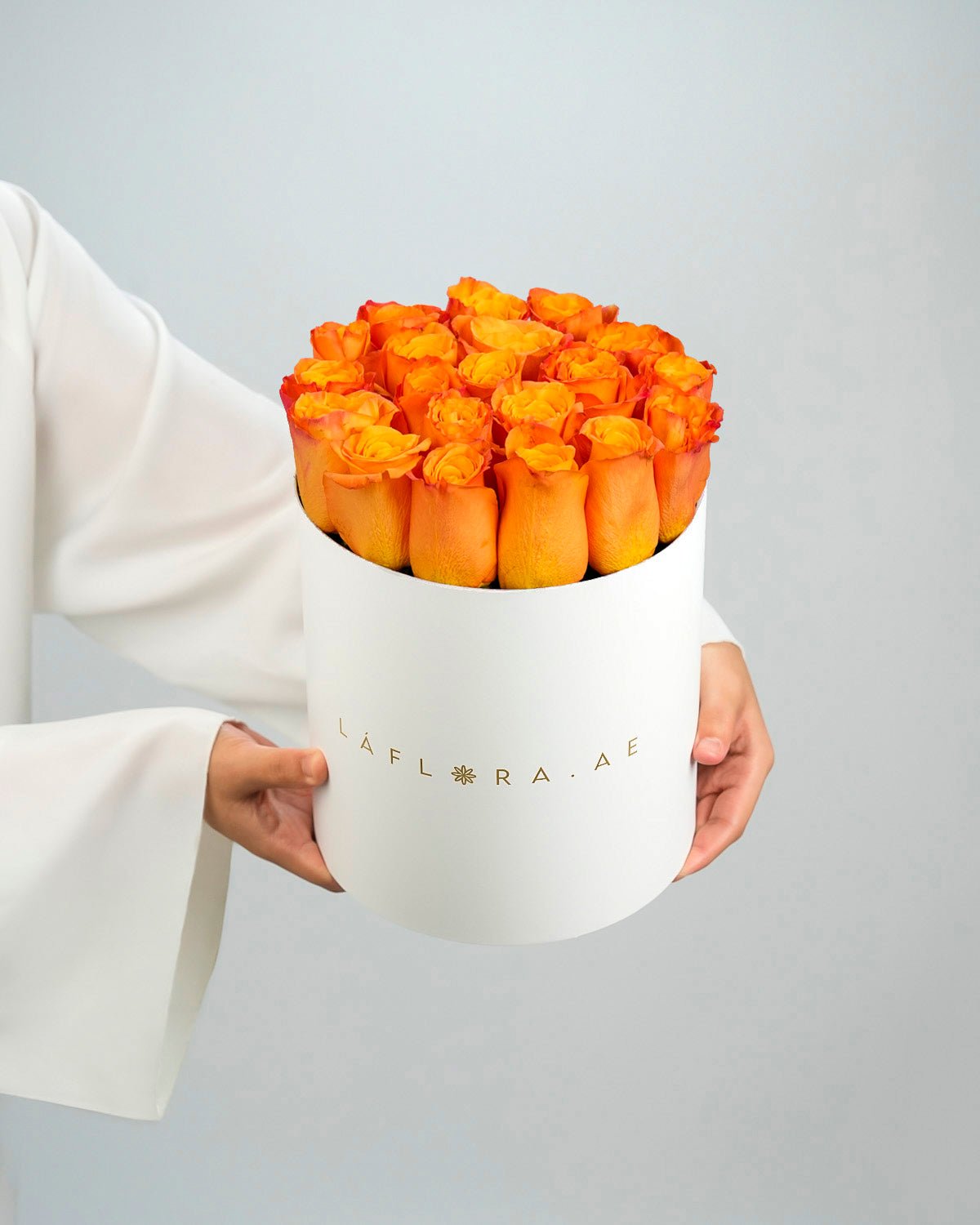 Orange Roses Box - Orange Roses Delivery In Dubai & Abu Dhabi