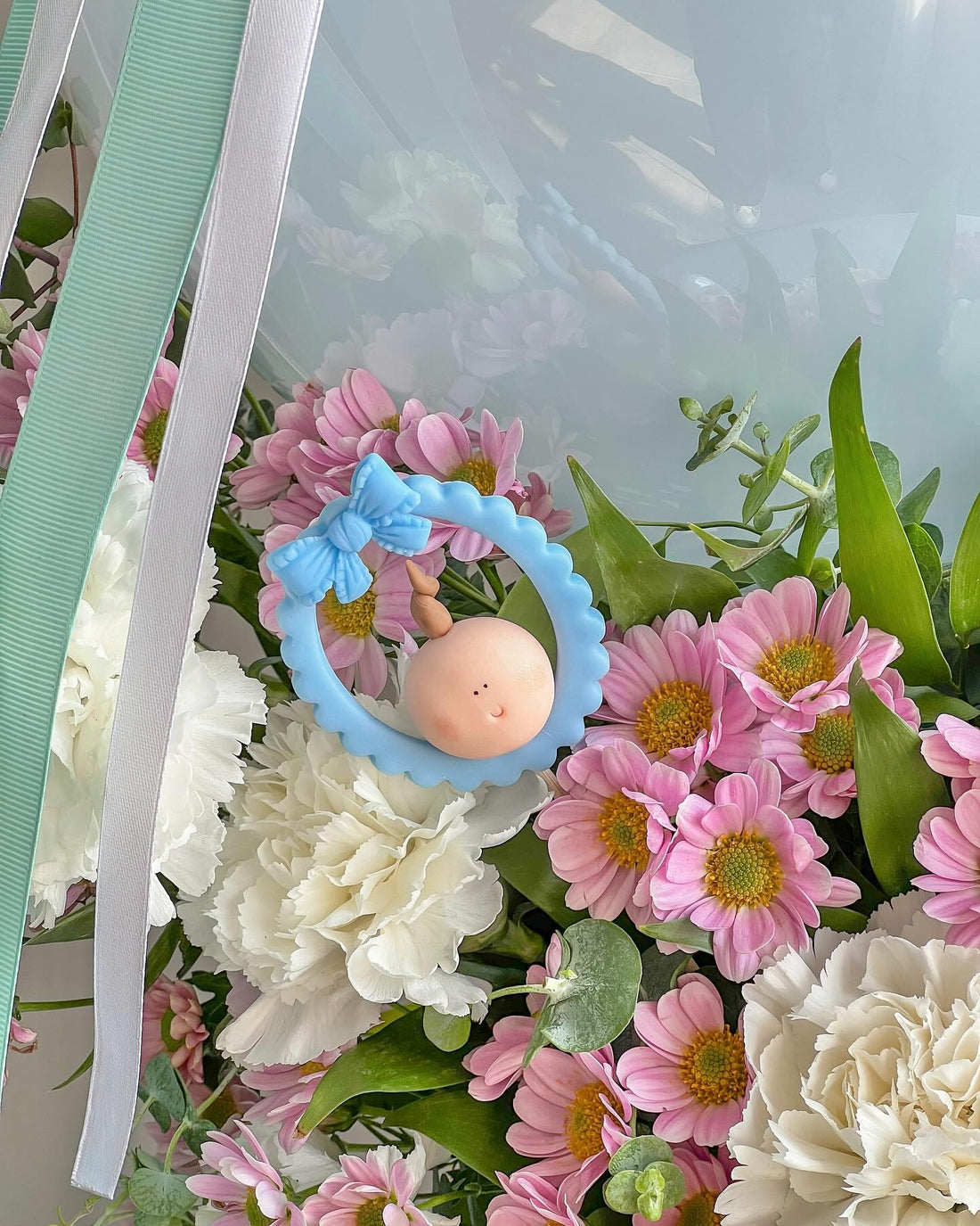 Baby Boy Flower Box