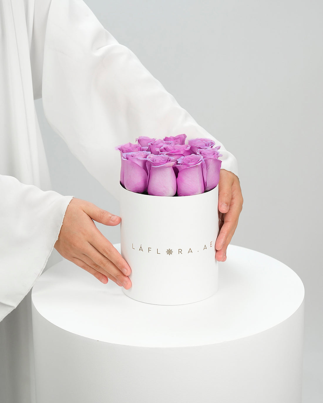 Petite Purple Roses Box