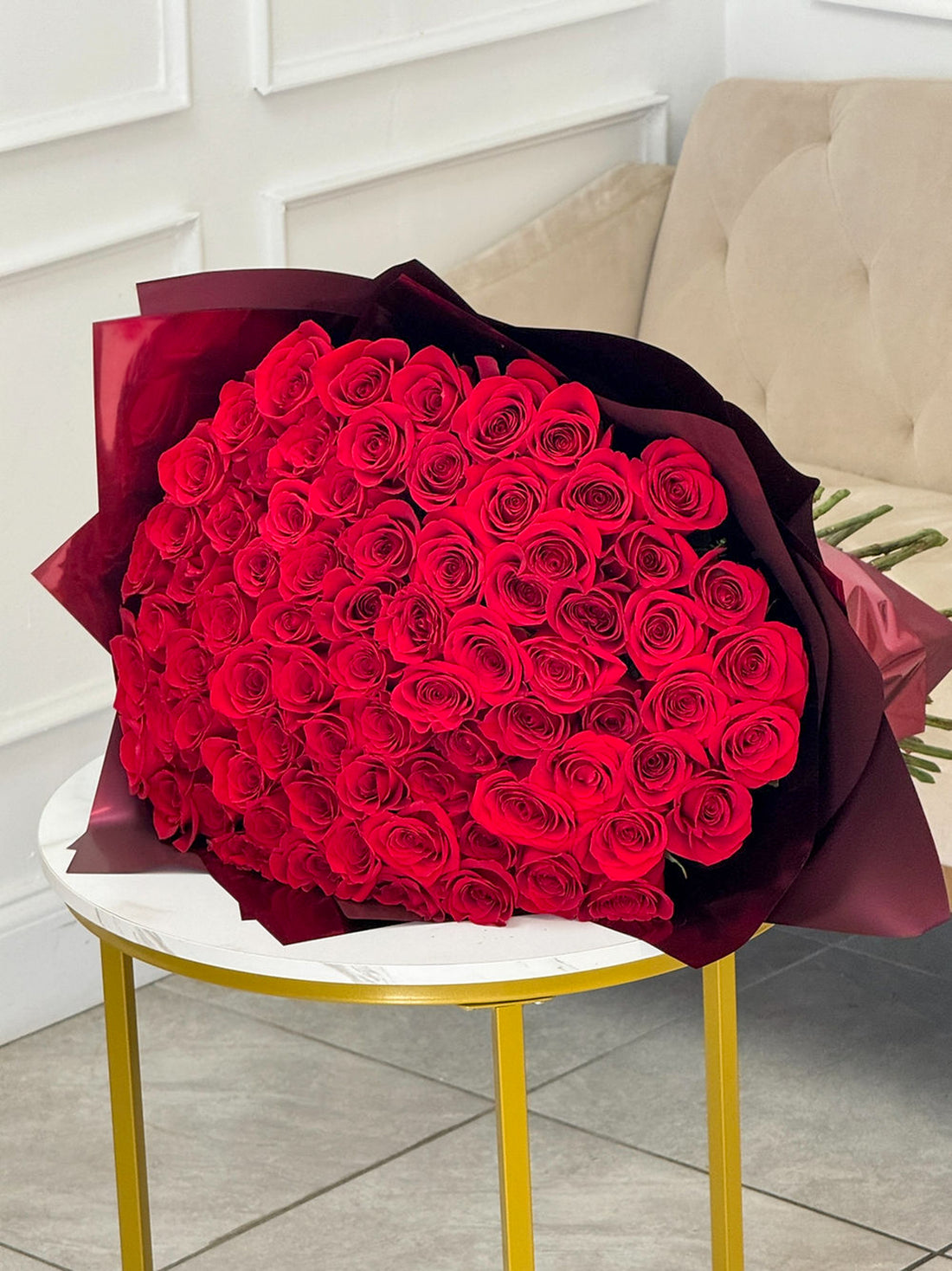 Long Stem Red Rose Bouquet - Ever Red